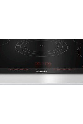 Plaque électrique Siemens iQ300 EH975LVC1E - Table de cuisson à induction - 5 plaques de cuisson - Niche - largeur : 88 cm - profondeur : 49 cm - avec garnitures en acier - UBAYE ELECTROMENAGER