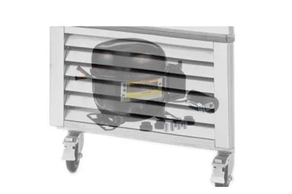 Congélateur coffre Atosa Armoire Réfrigérée Vitrée Positive 610 L - UBAYE ELECTROMENAGER