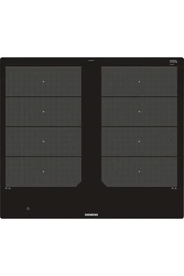 Plaque électrique Siemens iQ700 EX601LXC1E - Table de cuisson à induction - 4 plaques de cuisson - Niche - largeur : 56 cm - profondeur : 50 cm - noir - UBAYE ELECTROMENAGER
