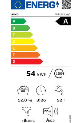 Lave-linge hublot Asko W6124X.W/3