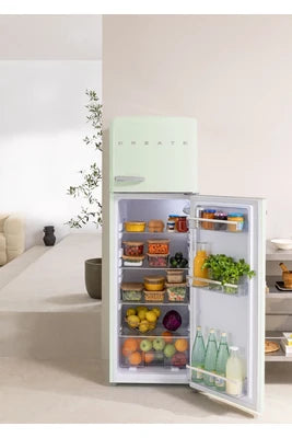 Réfrigérateur bar Create Fridge stylance top 246l - réfrigérateur combiné de style rétro - Vert pastel