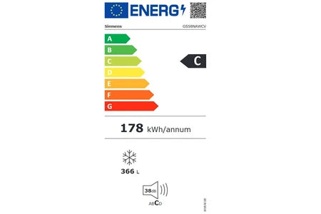 Congélateur armoire Siemens GS58NAWCV - UBAYE ELECTROMENAGER