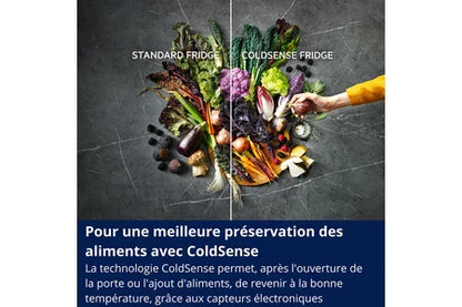 Réfrigérateur congélateur en bas Electrolux ENS5LE18S Encastrable 178 cm