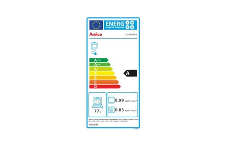 Cuisinière induction Amica ACI7005RB blanc - UBAYE ELECTROMENAGER