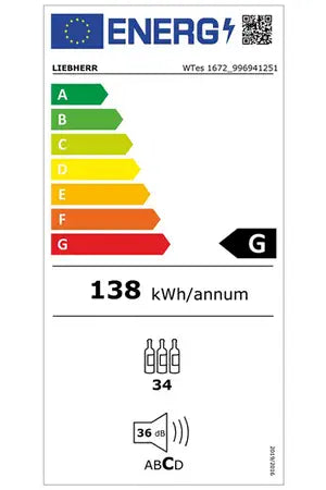Cave multi-températures Liebherr WTES 1672-26
