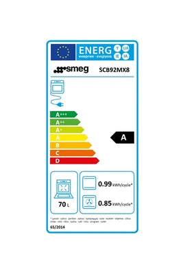 Piano de cuisson Smeg ESTHETIQUE CLASSICA 90cm MIXTE INOX - SCB92MX8 - UBAYE ELECTROMENAGER