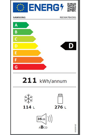 Refrigerateur congelateur en bas SAMSUNG RB38A7B6DB1 BESPOKE