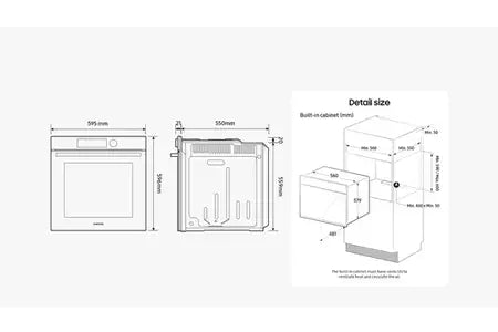Four encastrable Samsung NV7B41307AB/U1