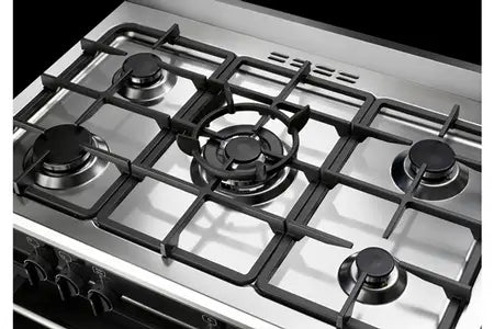 Piano de cuisson Airlux CC902GTBK3 - 90CM GAZ NOIR - UBAYE ELECTROMENAGER