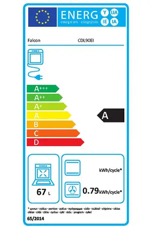 Cuisinière induction Falcon CLASSIC DELUXE - CDL90EIOG/C-EU - 90CM - UBAYE ELECTROMENAGER