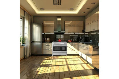 Cuisinière électrique Gurari Cuisinière électrique - - GCH E 912 DF X - Vitrocéramique 90 cm - Inox - Double four multifonction - UBAYE ELECTROMENAGER