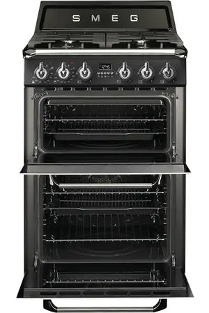 Cuisinière mixte Smeg TR62BL - UBAYE ELECTROMENAGER