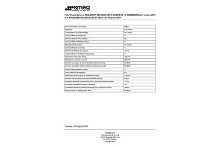 Hotte décorative murale Smeg KSED95PE - UBAYE ELECTROMENAGER