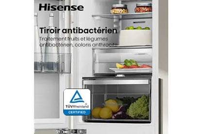Réfrigérateur congélateur en bas Hisense RB3B250SEWE1 - Encastrable 177.6 cm
