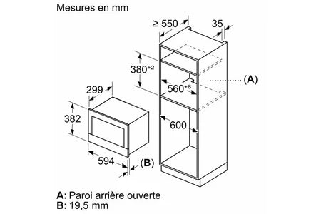 Micro-ondes mono-fonction Siemens BF722L1B1 - UBAYE ELECTROMENAGER