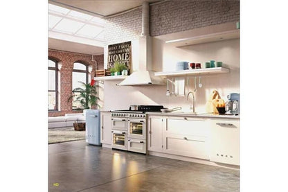 Piano de cuisson Smeg VICTORIA 110cm MIXTE CREME - TR4110P1 - UBAYE ELECTROMENAGER
