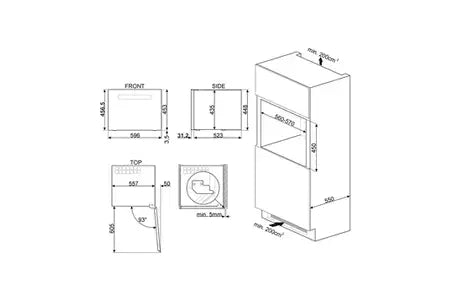 Cave de service Smeg CVI638RN3