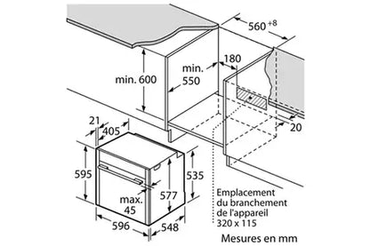 Four encastrable Neff B27CR22N1 + Tournebroche