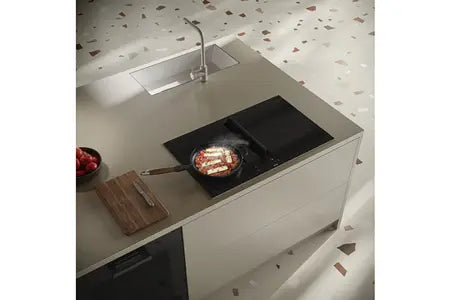 Plaque de cuisson avec hotte intégrée Elica NT VELVET BL/F BO/60 (PRF0201845) - UBAYE ELECTROMENAGER