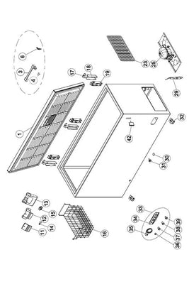 Congélateur coffre Tefcold Congélateur Coffre FR505 - UBAYE ELECTROMENAGER