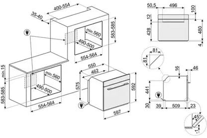 Four encastrable Smeg SFP6101TB3 - UBAYE ELECTROMENAGER