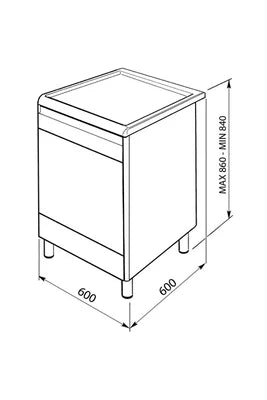 Cuisinière mixte Smeg GP61X9 INOX - UBAYE ELECTROMENAGER
