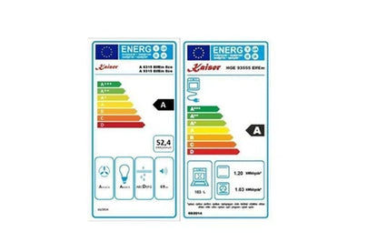 Cuisinière électrique Kaiser Cuisinière à gaz - - HGE 93555 ElfEm - 90 cm - Four électrique multifonctions - Hotte 90 cm - UBAYE ELECTROMENAGER