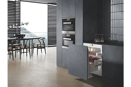 Réfrigérateur top Miele Refrigerateur sous-encastrable avec un chariot coulissant pratique de format compact.