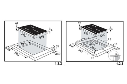 Plaque induction DE DIETRICH DPI7884XT