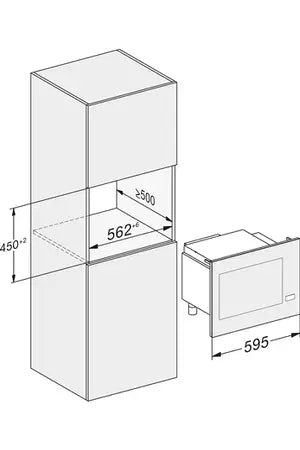 Micro-ondes mono-fonction Miele M 7140 TC - UBAYE ELECTROMENAGER
