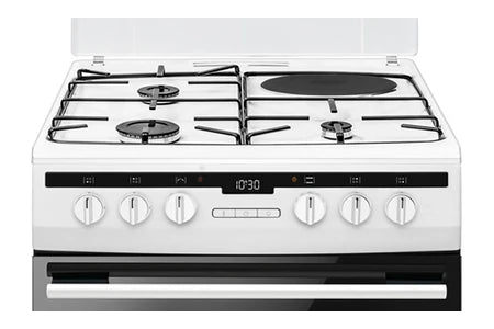 Cuisinière mixte Thomson TMMP63.3WH blanche - UBAYE ELECTROMENAGER
