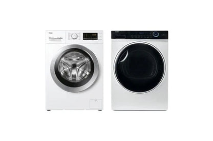 Lave-Linge Hublot Haier Pack Lave-Linge Frontal 10kg 1200 Trs/Min + Sèche-Linge 10kg Pompe A Chaleur