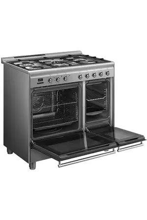 Piano de cuisson Smeg ESTHETIQUE CLASSICA 90cm MIXTE INOX - SCB92PX8 - UBAYE ELECTROMENAGER