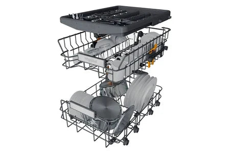 Lave-vaisselle pose libre Whirlpool Lave vaisselle pose libre WH6FB10BS7A0X 10 couverts 45 cm