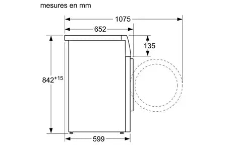 Sèche-linge à condensation Siemens WT45G408FF