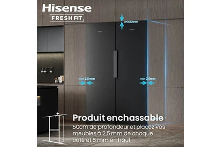 Réfrigérateur 1 porte Hisense Refrigerateur 1 porte RL5K370GSFD Freshfit
