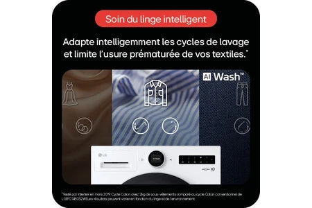 Lave-linge hublot Lg F14X71WHST