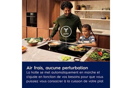 Plaque de cuisson avec hotte intégrée Electrolux KCC8344 - UBAYE ELECTROMENAGER