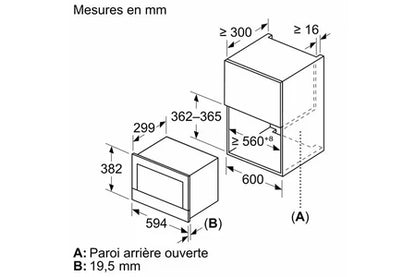Micro-ondes mono-fonction Siemens BF722L1B1 - UBAYE ELECTROMENAGER