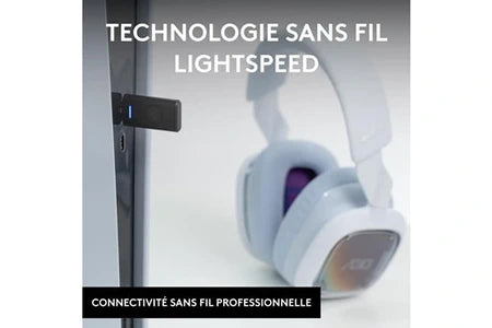 Casque PC LOGITECH G CASQUE GAMING SANS FIL - ASTRO - A30 - POUR PS, PC, MOBILE - BLANC