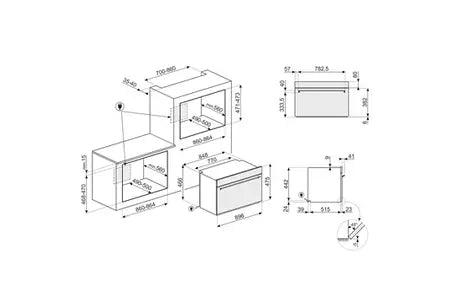 Four encastrable Smeg SFR9300X - UBAYE ELECTROMENAGER