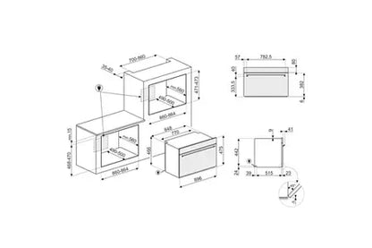 Four encastrable Smeg SFR9300X - UBAYE ELECTROMENAGER