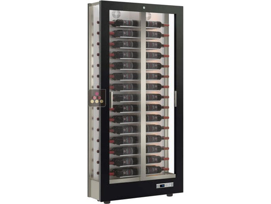 Vitrine à vin multi-températures - Usage pro - 3 côtés vitrés - P36cm