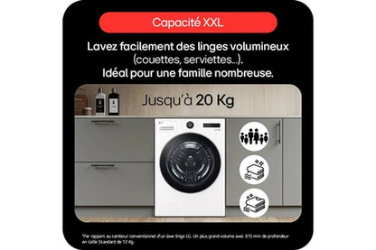 Lave-linge hublot Lg F20F12WST