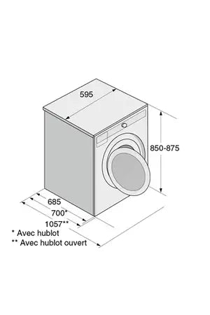 Lave-linge hublot Asko W6124X.W/3