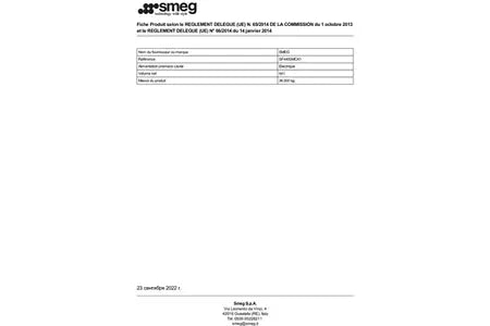 Micro-ondes combiné Smeg sf4400mcx1 - UBAYE ELECTROMENAGER