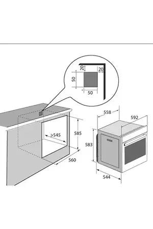 Four encastrable Sauter SOP6417LX - UBAYE ELECTROMENAGER