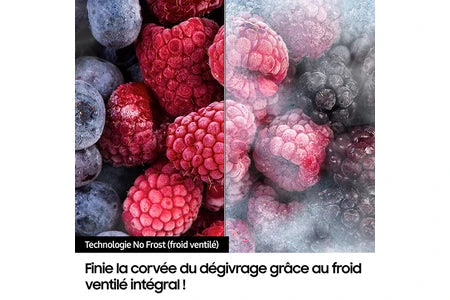 Réfrigérateur congélateur en bas Samsung rb34c602dsa