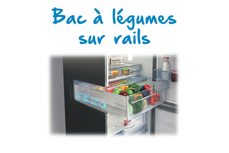 Refrigerateur congelateur en bas BEKO COMBINE ENCASTRABLE - BCNA275E32SN 178CM
