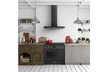 Hotte décorative murale Smeg KBT900NE - UBAYE ELECTROMENAGER